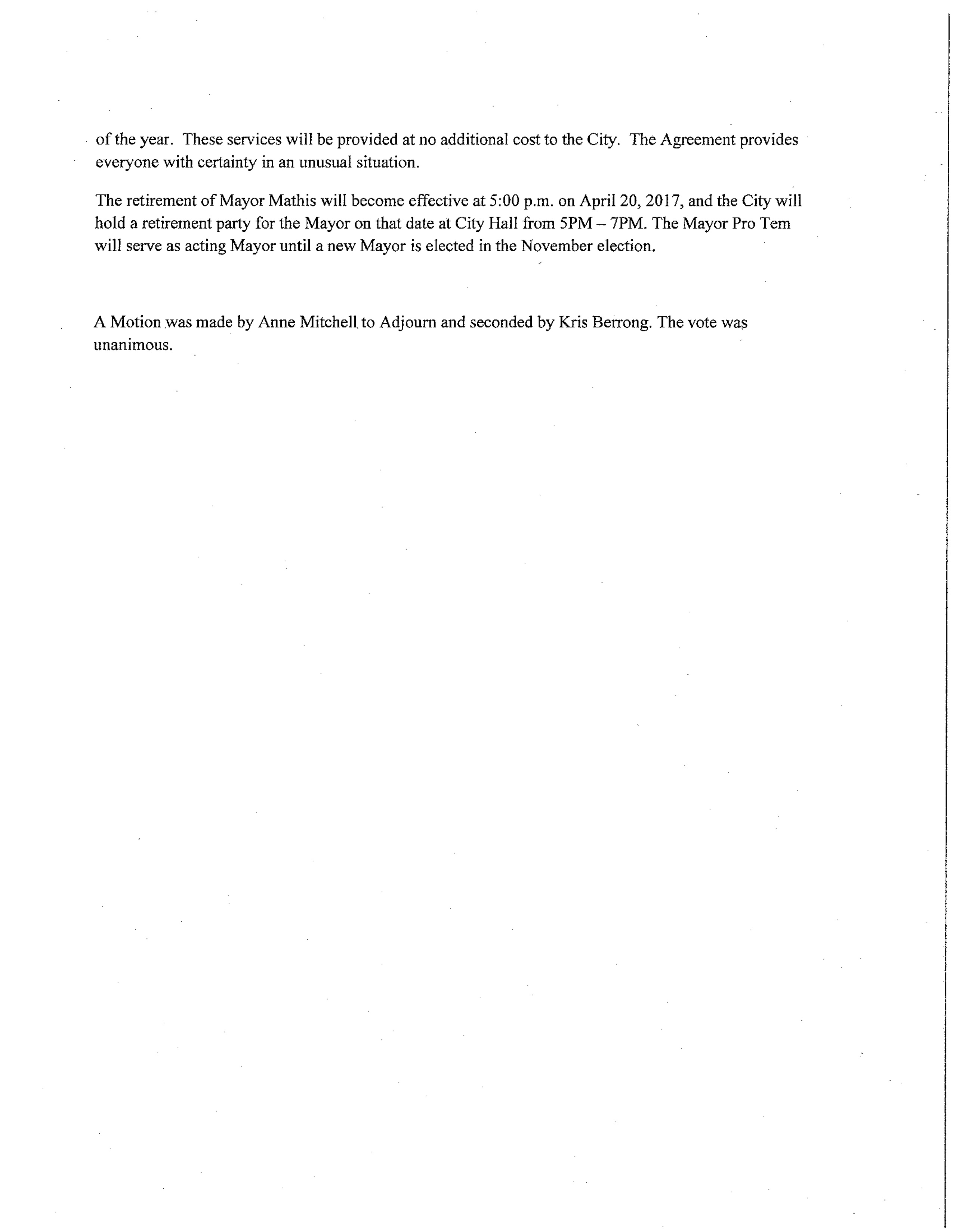 April 18 2017 special meeting Agendaand Minutes5