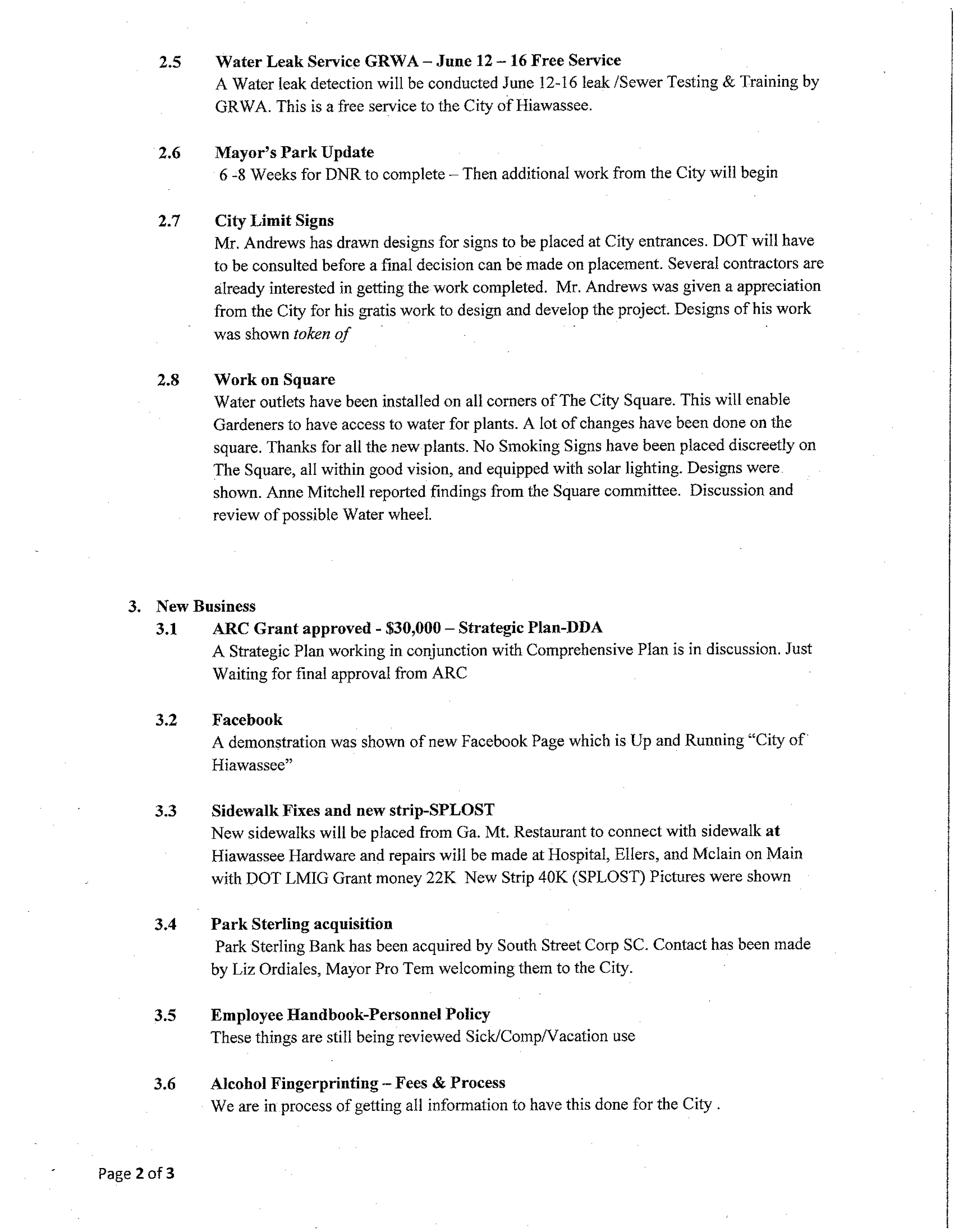 May 30 2017 Work session Agenda and Minutes3