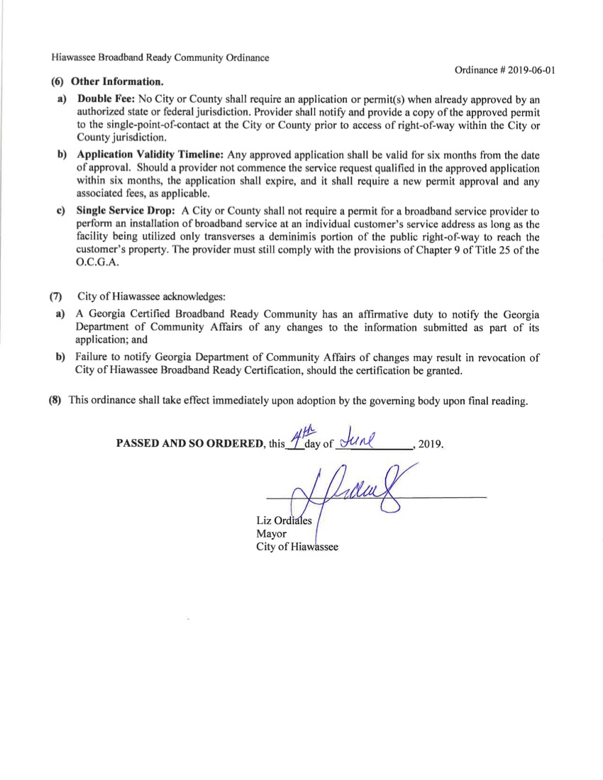 2019 06 01 Hiawassee Broadband Ready Community Ordinance p3