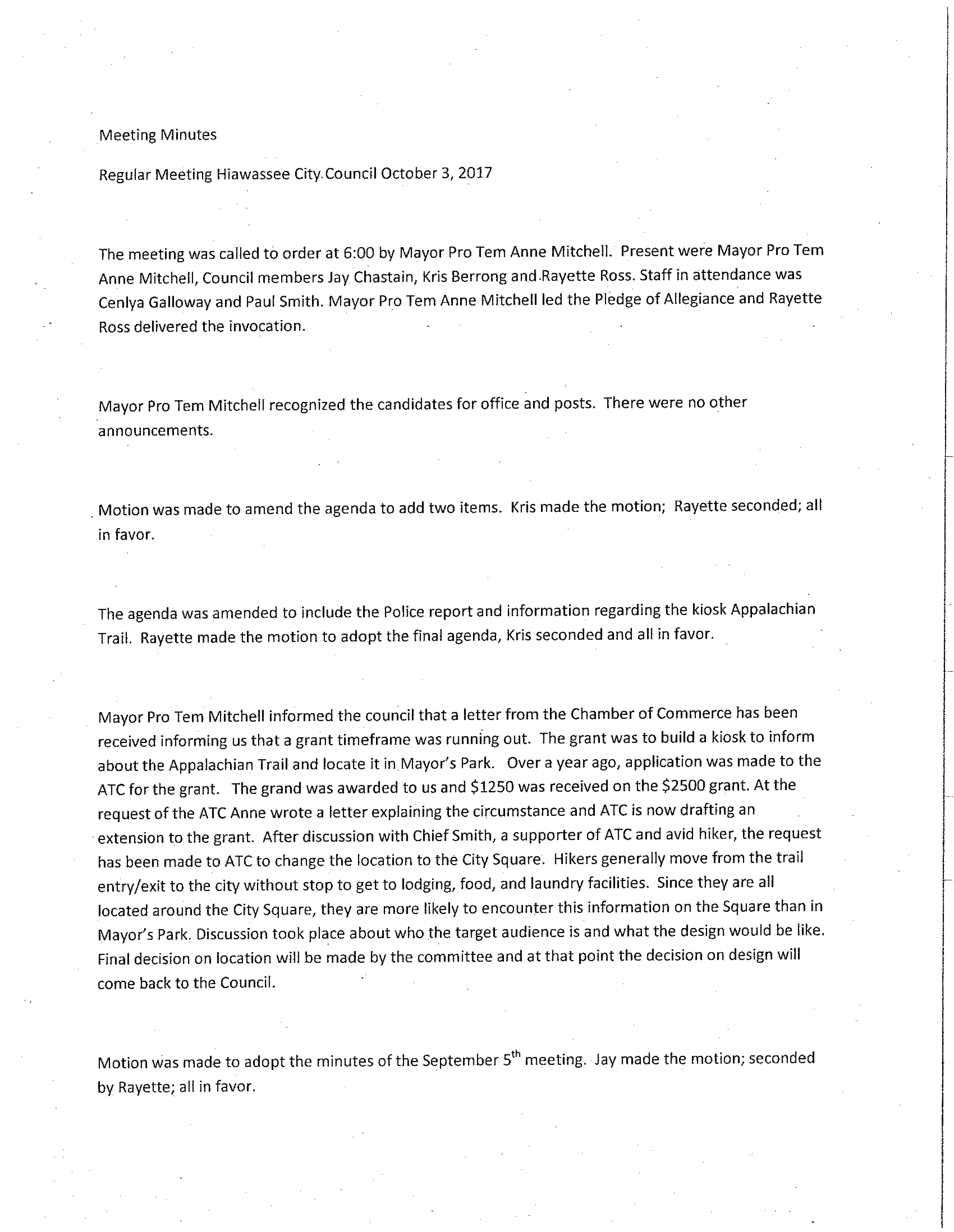 October 3 approved Minutes pg1