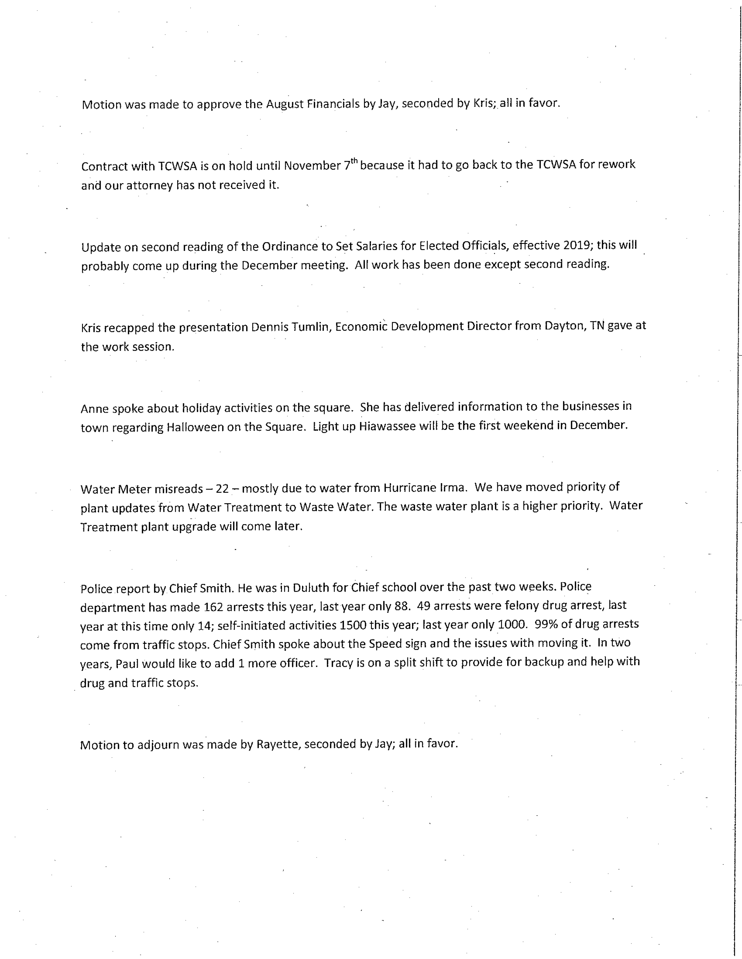 October 3 approved Minutes pg2